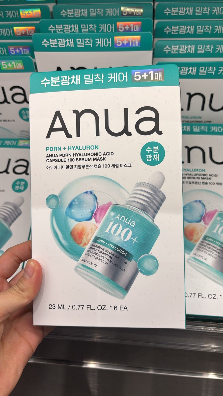 ANUA PDRN HYALURON MASK isi 6 sheet